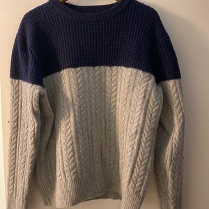 J.Crew cable knit sweater